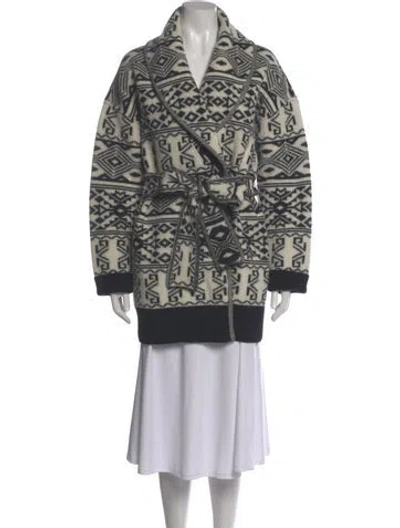 Pre-owned Veronica Beard Wool Printed Sweater In Multi