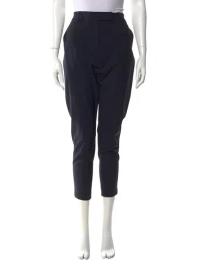 Pre-owned Veronica Beard Wool Skinny Leg Pants In Blue