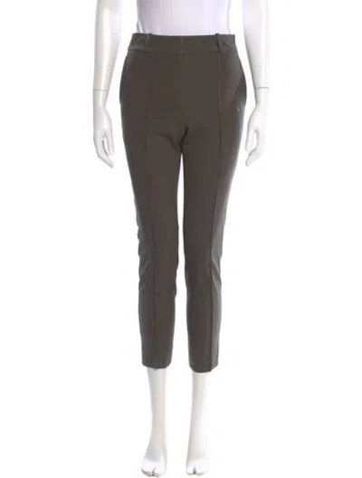 Pre-owned Veronica Beard Wool Skinny Leg Pants In Gray