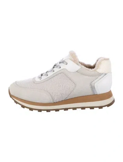 Pre-owned Veronica Beard Wool Sneakers In Gray