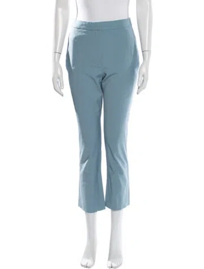Pre-owned Veronica Beard Wool Straight Leg Pants In Blue