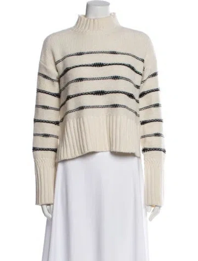 Pre-owned Veronica Beard Wool Striped Sweater