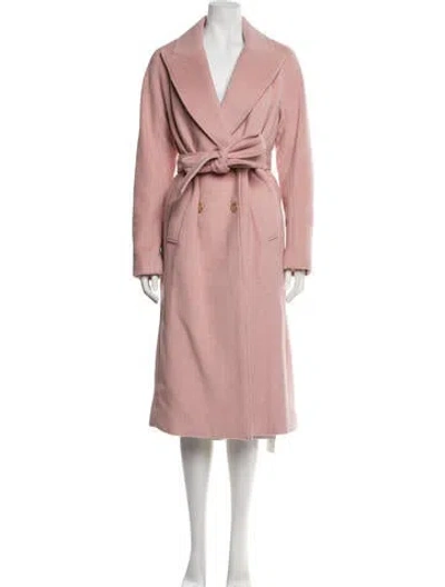 Pre-owned Veronica Beard Wool Trench Coat W/ Tags In Pink