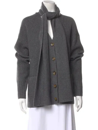 Pre-owned Veronica Beard Wool Turtleneck Sweater In Gray