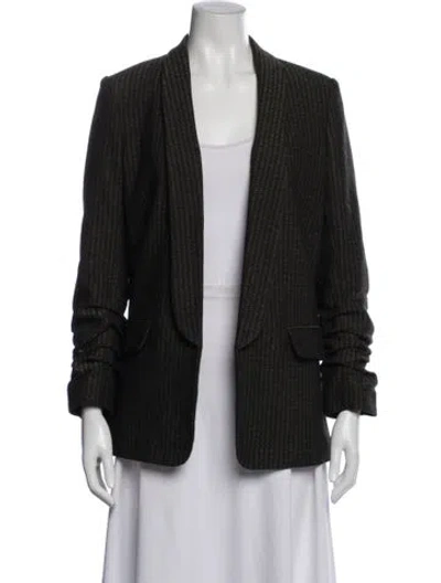 Pre-owned Veronica Beard Wool Tweed Pattern Blazer In Multi
