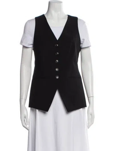 Pre-owned Veronica Beard Wool Vest In Gray