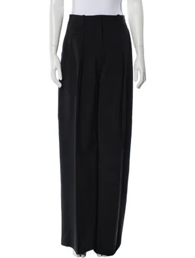 Pre-owned Veronica Beard Wool Wide Leg Pants In Blue