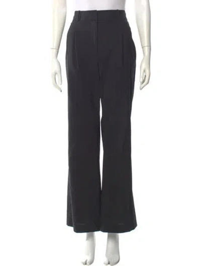 Pre-owned Veronica Beard Wool Wide Leg Pants In Gray