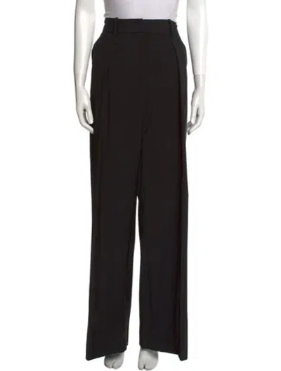 Pre-owned Veronica Beard Wool Wide Leg Pants W/ Tags In Black