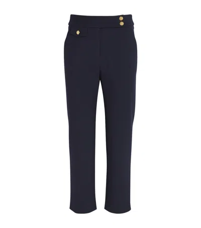 VERONICA BEARD WOVEN CROPPED RENZO TROUSERS