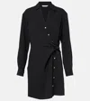 Veronica Beard Wright Wrap Dress In Black