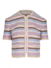 Veronica Beard Wyatt Jacket In Stone Khaki Multi
