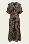 Veronica Beard Wyatt Wrap-effect Printed Crepe Midi Dress