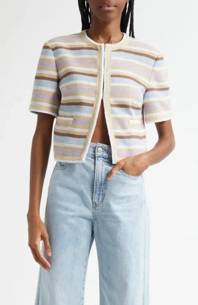 VERONICA BEARD VERONICA BEARD WYATT STRIPE CARDIGAN