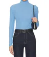 Veronica Beard Wyeth Turtleneck Sweater In Blue In Multi