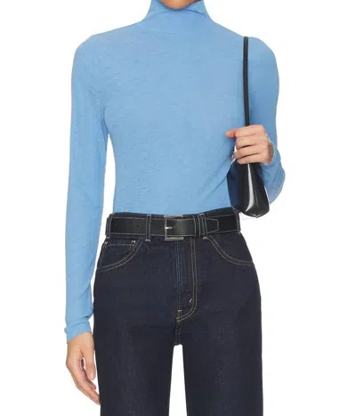 Veronica Beard Wyeth Turtleneck Sweater In Blue In Multi