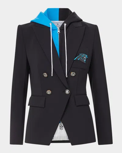 Veronica Beard X Nfl Dickey Jacket, Carolina Panthers In Panthers - Black - Silver