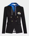 Veronica Beard X Nfl Dickey Jacket, Los Angeles Rams In Rams - Black - Gold