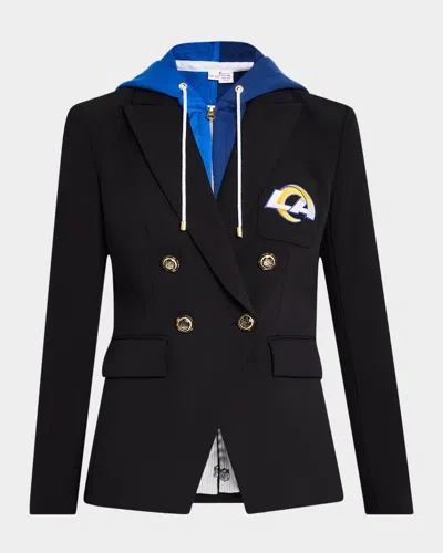 Veronica Beard X Nfl Dickey Jacket, Los Angeles Rams In Rams - Black - Gold
