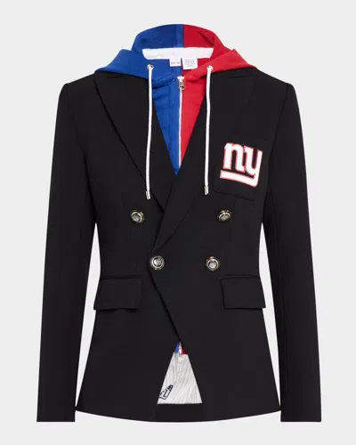 Veronica Beard X Nfl Dickey Jacket, New York Giants In Giants - Black - Silver