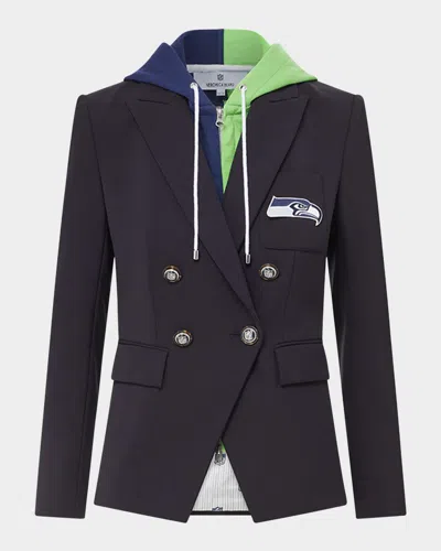 Veronica Beard X Nfl Dickey Jacket, Seattle Seahawks In Black