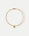Veronica Beard Yellow Cord Pendant Necklace In Gold