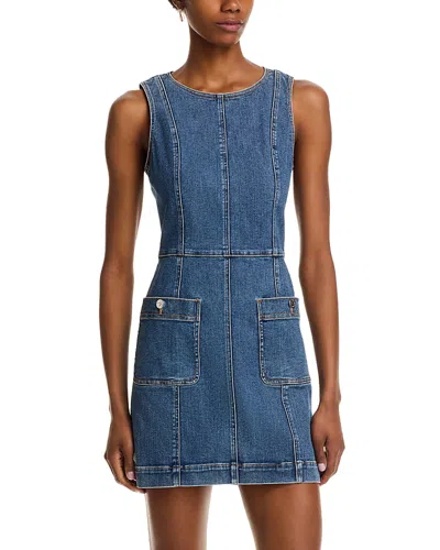 Veronica Beard Zaire Mini Dress In Blue