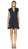 veronica beard zee linen dress Veronica Beard Zee Linen Dress Sz 10 Tiered Ruffle Marine #2404LN42D079 NWT