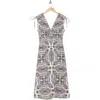 Veronica Beard Zia Paisley-print Cotton-blend Poplin Midi Dress In Off White Multi