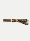 Veronica Beard Ziger Arch Belt In Tan Multi