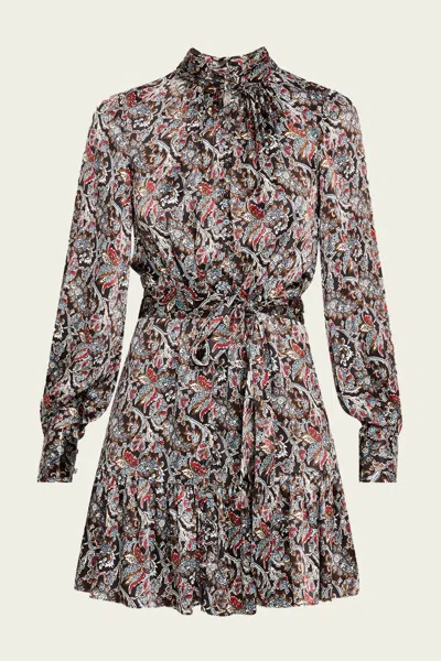 Veronica Beard Zoella Dress In Black Multi