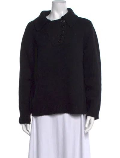 Pre-owned Veronica De Piante Cashmere Sweater In Black