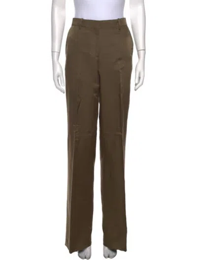 Pre-owned Veronica De Piante Straight Leg Pants W/ Tags In Green