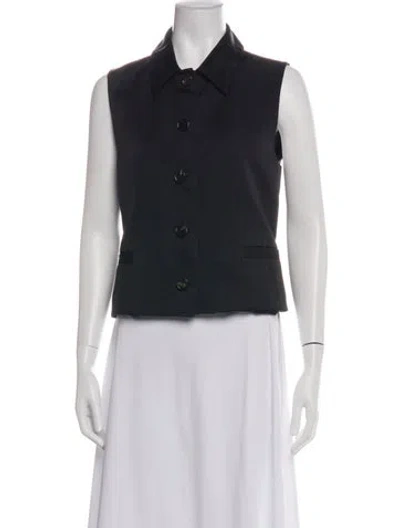 Pre-owned Veronica De Piante Vest W/ Tags In White