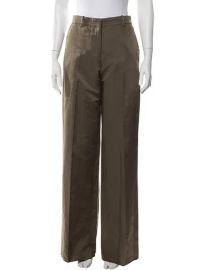 Pre-owned Veronica De Piante Wide Leg Pants In Green
