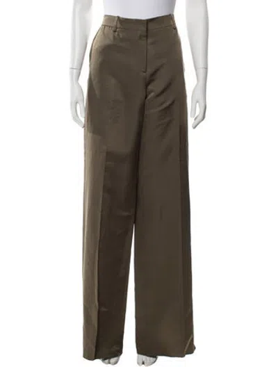 Pre-owned Veronica De Piante Wide Leg Pants W/ Tags In Green