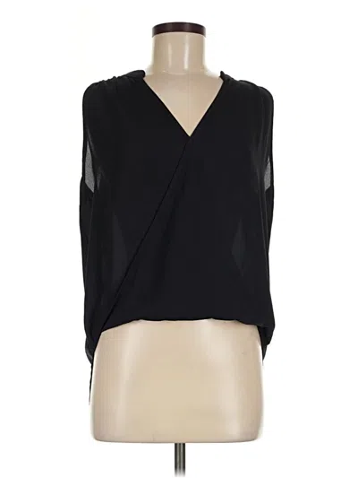 Pre-owned Veronica M 3/4 Sleeve Blouse In Black