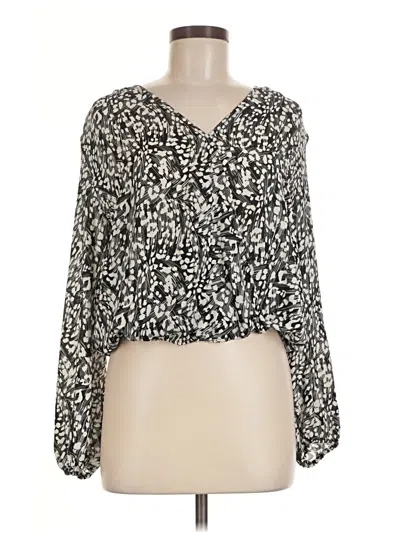 Pre-owned Veronica M 3/4 Sleeve Blouse In Ivory