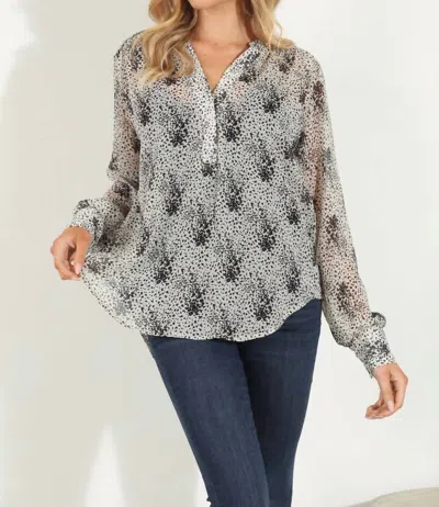 Veronica M Blouse With Cami In Parisa In Grey