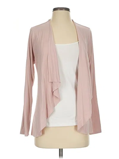 Pre-owned Veronica M Cardigan Sweater In Pink