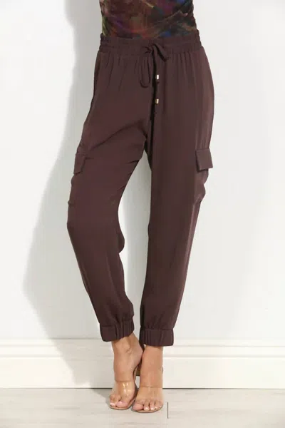Veronica M Cargo Jogger In Brown