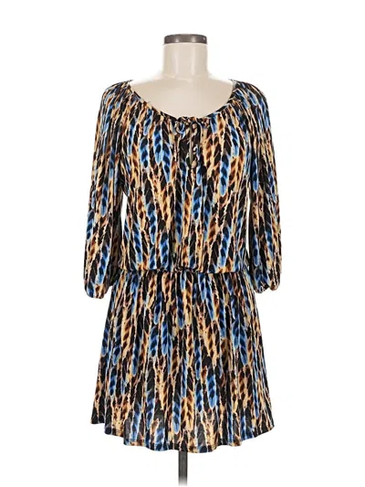 Pre-owned Veronica M Casual Dress In Blue