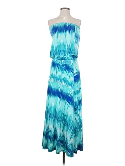 Pre-owned Veronica M Casual Dress In Blue