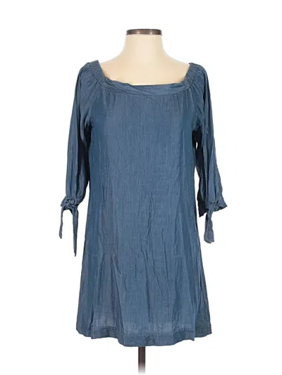 Pre-owned Veronica M Casual Dress In Blue