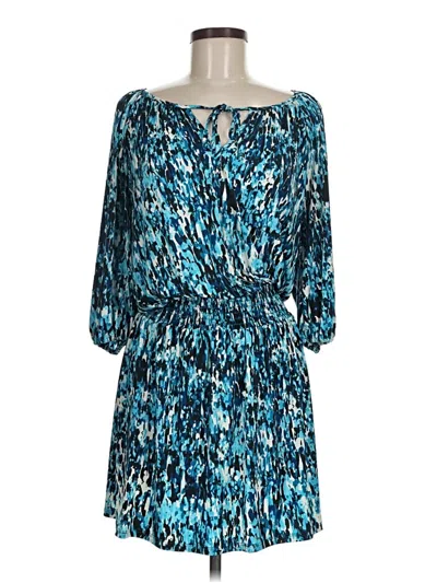Pre-owned Veronica M Casual Dress In Blue