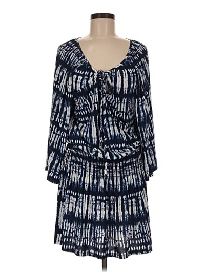 Pre-owned Veronica M Casual Dress In Blue