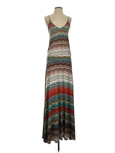 Pre-owned Veronica M Casual Dress In Brown
