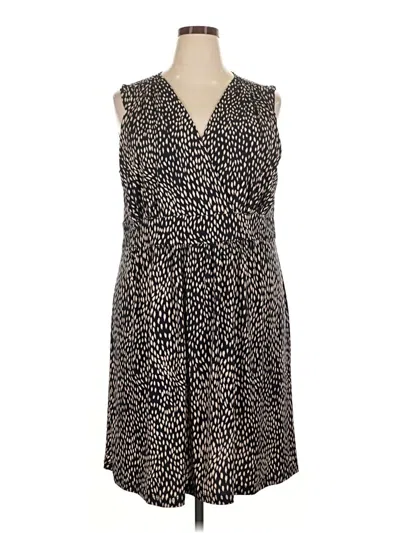 Pre-owned Veronica M Casual Dress In Brown