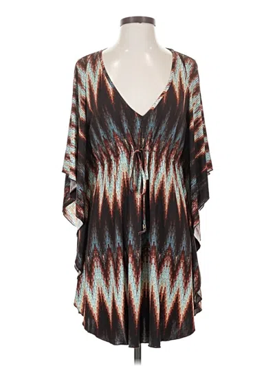 Pre-owned Veronica M Casual Dress In Brown