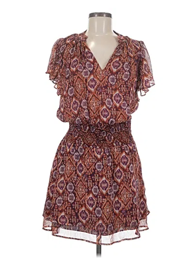 Pre-owned Veronica M Casual Dress In Brown